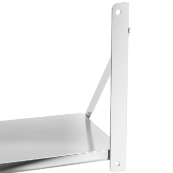  Półka ścienna gastronomiczna składana ze stali nierdzewnej do 40 kg 80 x 30 cm - zdj. dodatkowe 4