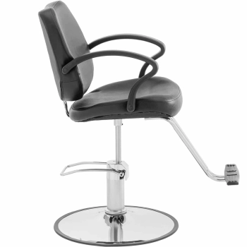  Fotel fryzjerski barberski kosmetyczny z podnóżkiem Physa GRAYS - czarny - zdj. dodatkowe 3