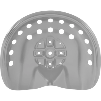  Siedzenie siedzisko metalowe do ciągnika traktorka kosiarki 44 x 34 cm srebrne - zdj. dodatkowe 3