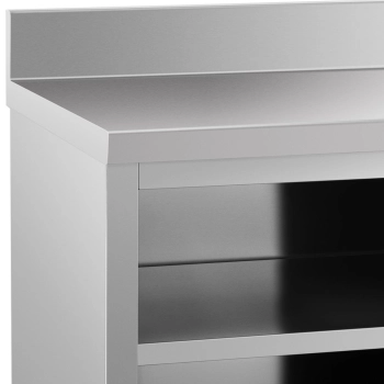  Stół blat roboczy przyścienny z szafką i rantem drzwi suwane 200 x 70 cm - zdj. dodatkowe 4