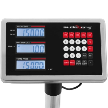  Waga platformowa magazynowa z oparciem 40 x 50 cm LCD 150 kg / 0.01 kg - zdj. dodatkowe 2