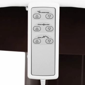  Łóżko stół leżanka kosmetyczna do masażu elektryczna 200 kg MONZA - biała - zdj. dodatkowe 2