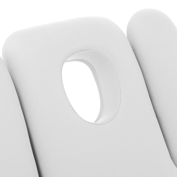  Łóżko stół kosmetyczny do masażu elektryczny 3 silniki 250 kg NANTES - biały - zdj. dodatkowe 4