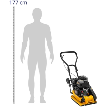  Zagęszczarka płytowa ubijak gruntu spalinowy 53 x 37 cm 4100 W 6.5 KM - zdj. dodatkowe 2