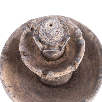  Fontanna kaskada ogrodowa solarna 3 poziomowa 44 x 44 x 82 cm 3 W - zdj. dodatkowe 2