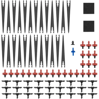 System nawadniający do ogrodu solarny automatyczny 50 kroplowników 10 m 1.6 W - zdj. dodatkowe 2