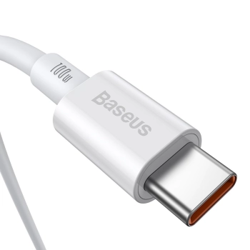  Superior kabel przewód USB-C USB-C Quick Charge FCP 100W 5A 20V 2m biały - zdj. dodatkowe 2