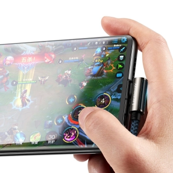  Legendary kątowy kabel przewód dla graczy USB USB-C 66W 2m niebieski - zdj. dodatkowe 2