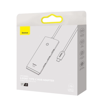  Lite Series przejściówka HUB USB-C 4x USB 3.0 1m czarny - zdj. dodatkowe 4