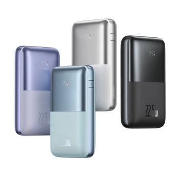  Powerbank Bipow Pro 20000mAh 22.5W z kablem USB USB-C 0.3m fioletowy - zdj. dodatkowe 7