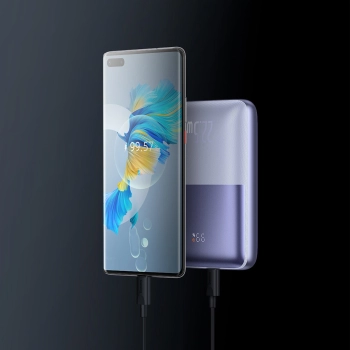  Powerbank Bipow Pro 20000mAh 22.5W z kablem USB USB-C 0.3m fioletowy - zdj. dodatkowe 8