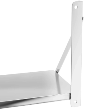  Półka ścienna gastronomiczna składana ze stali nierdzewnej do 40 kg 120 x 30 cm - zdj. dodatkowe 4