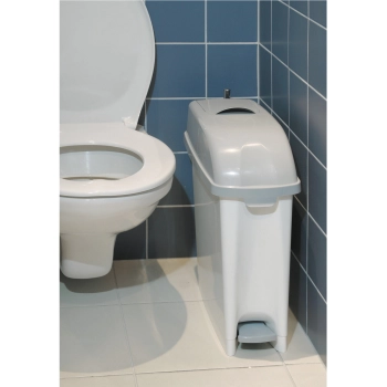  Kosz sanitarny na podpaski z pedałem i pokrywą DESY 17L - zdj. dodatkowe 2