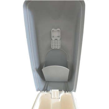  Kosz sanitarny na podpaski z pedałem i pokrywą DESY 17L - zdj. dodatkowe 4