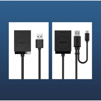  Czytnik kart pamięci SD / micro SD wtyczka USB 3.0 15cm - czarny - zdj. dodatkowe 9