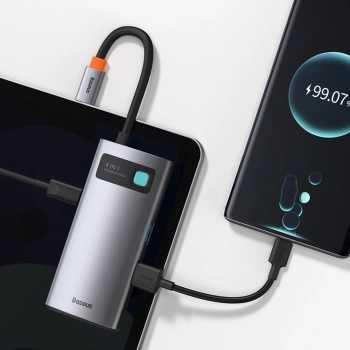  4w1 wielofunkcyjny HUB Metal Gleam USB-C do USB-C Power Delivery HDMI USB 3.2 USB 2.0 - zdj. dodatkowe 9