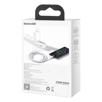  Kabel przewód Superior USB - USB-C 66W 6A 1m - biały - zdj. dodatkowe 5
