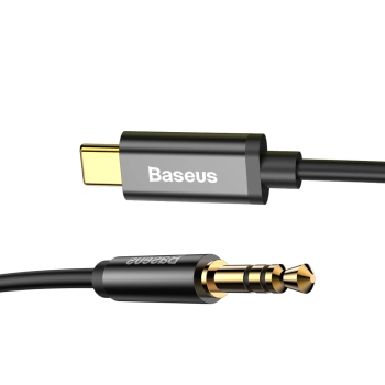  Kabel audio stereo przejścióka AUX 3.5mm Mini Jack - USB-C 120cm - czarny - zdj. dodatkowe 2