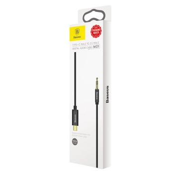  Kabel audio stereo przejścióka AUX 3.5mm Mini Jack - USB-C 120cm - czarny - zdj. dodatkowe 4