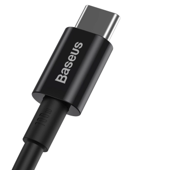  Kabel przewód Superior USB-C - USB-C szybkie ładowanie 100W 5A 2m - czarny - zdj. dodatkowe 1