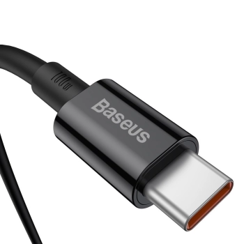  Kabel przewód Superior USB-C - USB-C szybkie ładowanie 100W 5A 2m - czarny - zdj. dodatkowe 2