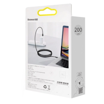  Kabel przewód Superior USB-C - USB-C szybkie ładowanie 100W 5A 2m - czarny - zdj. dodatkowe 5