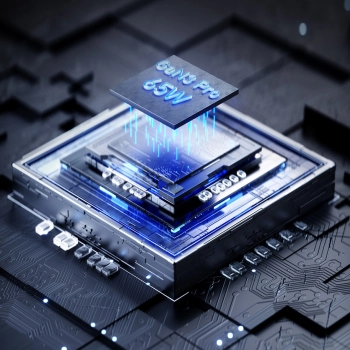  Szybka uniwersalna ładowarka sieciowa GaN3 PRO 2x USB-C / USB + kabel USB-C 65W - biały - zdj. dodatkowe 9