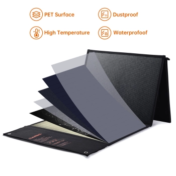  Ładowarka solarna słoneczna turystyczna na kemping składana 120W - zdj. dodatkowe 3