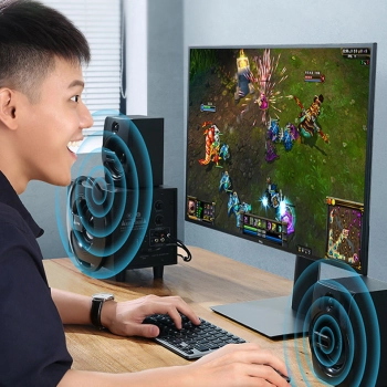  Kabel przewód miedziany audio 3.5mm mini jack - 2x RCA 2m - zdj. dodatkowe 6