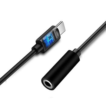  Adapter przejściówka z USB-C na gniazdo audio 3.5 mini jack czarny - zdj. dodatkowe 5