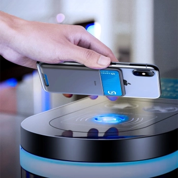  Samoprzylepne etui do telefonu na kartę kredytową dokumenty szary - zdj. dodatkowe 10