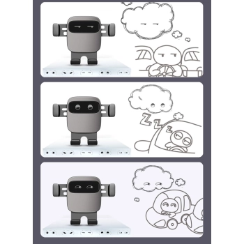  Grawitacyjny uchwyt samochodowy na telefon na kratkę nawiew Cube czarny - zdj. dodatkowe 9