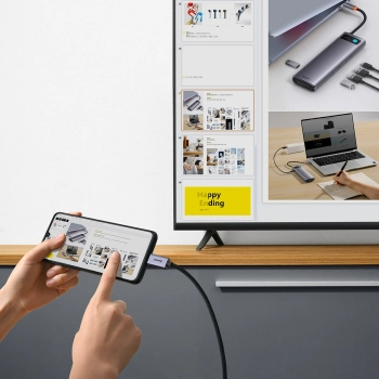  Kabel przewód adapter High Definition Series USB-C - HDMI 2.0 4K 60Hz 2m czarny - zdj. dodatkowe 10