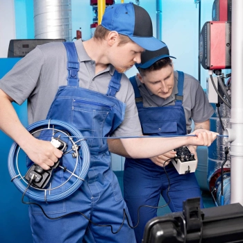  Endoskop kamera diagnostyczna inspekcyjna w walizce 12 LED TFT 9 cali SD 30 m - zdj. dodatkowe 4