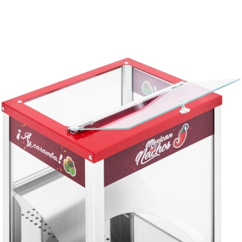  Pogrzewacz witryna grzewcza do nachos popcornu podświetlana LED 45L - zdj. dodatkowe 2