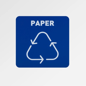  Kosz pojemnik stalowy do segregacji śmieci odpadów papieru 30.5x30.5x70cm 60L - zdj. dodatkowe 4