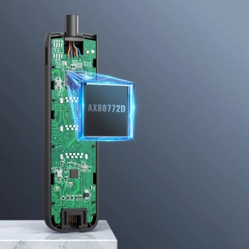  Adapter przejściówka rozdzielacz USB - Ethernet RJ45 3x USB czarny - zdj. dodatkowe 8