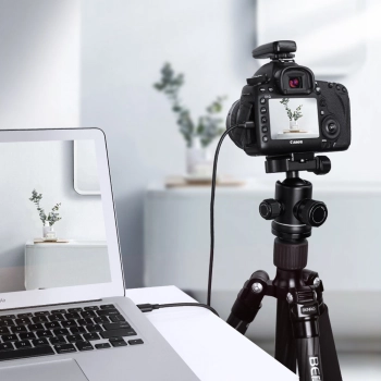  Przewód kabel 5-pinowy pozłacany USB - mini USB 0.25m czarny - zdj. dodatkowe 7