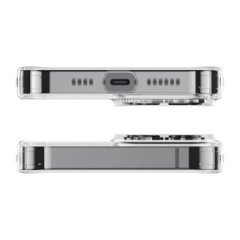  Etui pokrowiec do iPhone 13 sztywna obudowa z żelową ramką przezroczysty - zdj. dodatkowe 1