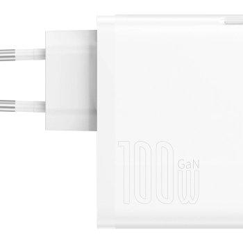  Szybka uniwersalna ładowarka sieciowa GaN5 Pro USB-C USB 100W PD QC AFC biały - zdj. dodatkowe 1
