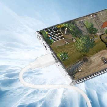  Kabel do ładowania i transmisji danych USB-A - USB-C 3A 2m biały - zdj. dodatkowe 6