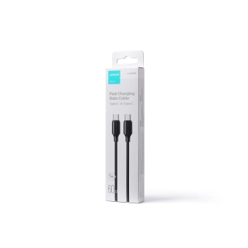  Kabel przewód USB-C - USB-C 480Mb/s 60W 1m czarny - zdj. dodatkowe 4