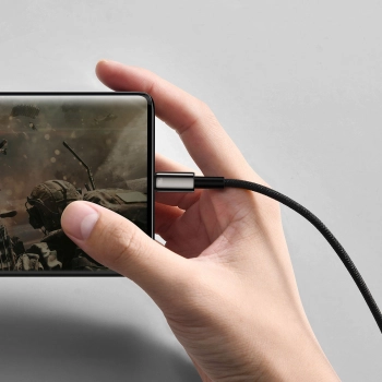  Mocny przewód kabel Tungsten Gold USB - USB-C 480Mb/s 100W 2m czarny - zdj. dodatkowe 8