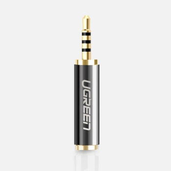  Przejściówka wtyczka Adapter audio jack 2.5mm męski do jack 3.5mm żeński czarny - zdj. dodatkowe 4