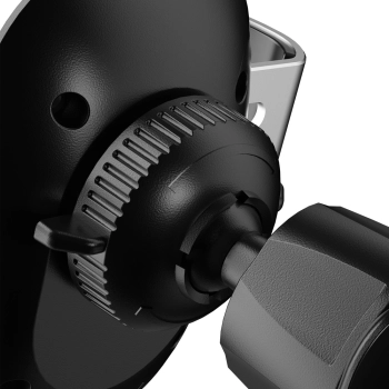  Ładowarka indukcyjna Qi 15W + uchwyt samochodowy grawitacyjny na kratkę czarna - zdj. dodatkowe 6