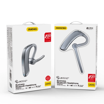 Biznesowy zestaw słuchawkowy słuchawka bezprzewodowa U4XS Bluetooth 5.0 szara