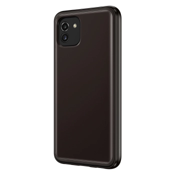  Etui osłona do Galaxy A03 Soft Clear Cover czarny - zdj. dodatkowe 1