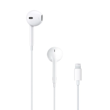  Słuchawki douszne Apple EarPods z końcówką Lightning do iPhone białe - zdj. dodatkowe 1