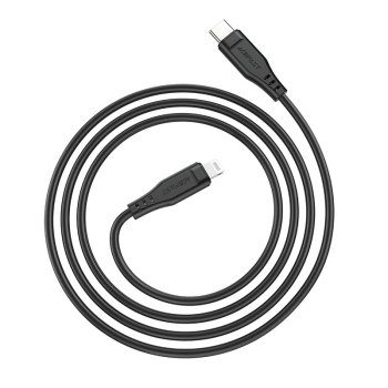  Kabel przewód do iPhone MFI USB-C - Lightning 30W 3A 1.2m czarny - zdj. dodatkowe 1