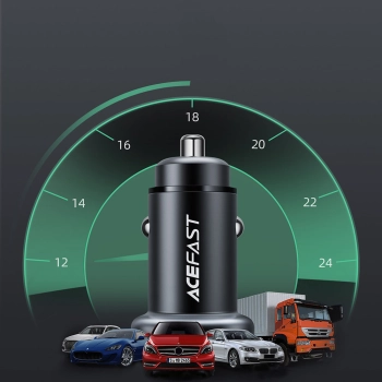  Ładowarka samochodowa 38W USB-C USB Power Delivery QC 3.0 czarny - zdj. dodatkowe 6